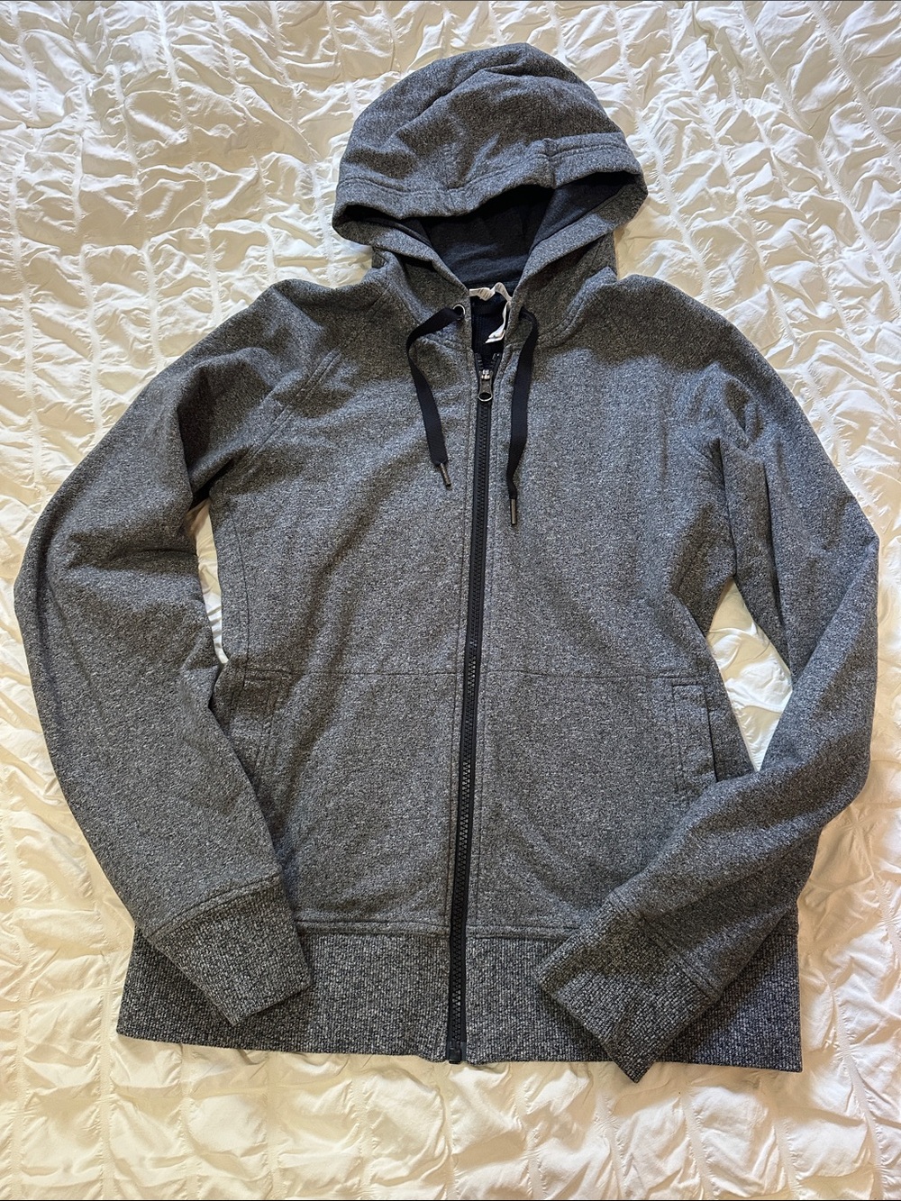 lululemon athletica Dark Gray Full-Zip Hooded Jacket
